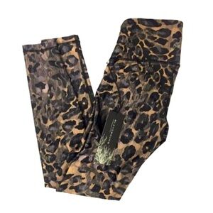 Playground silky cheetah leggings new with tags